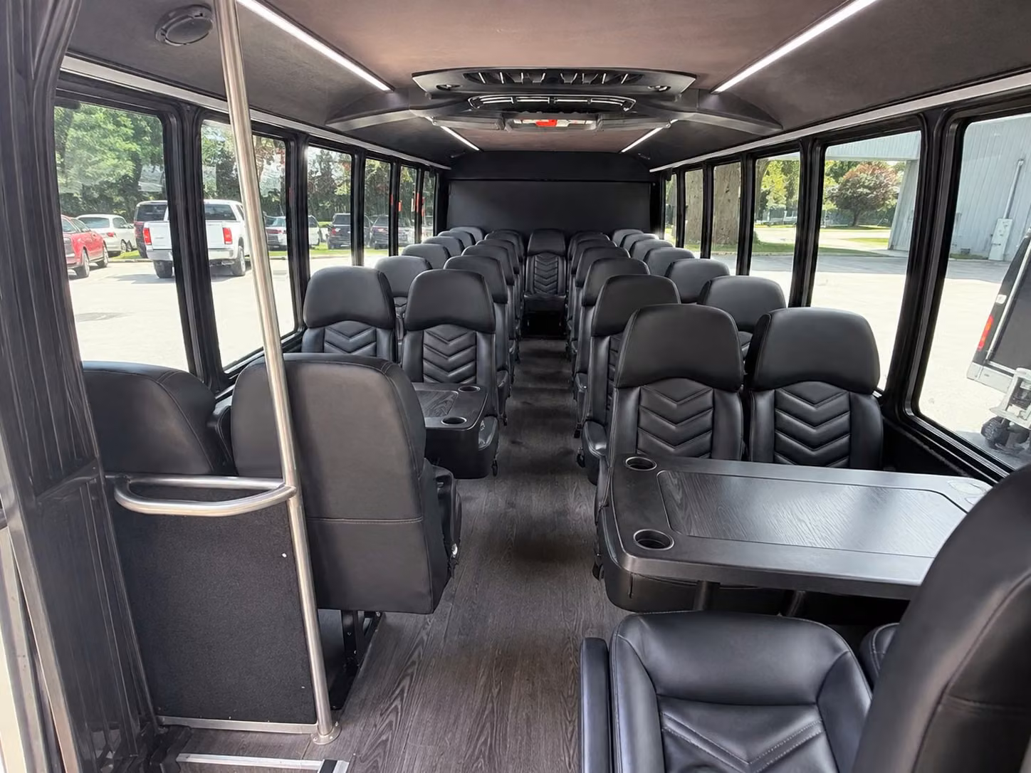 15 passenger minibus interior
