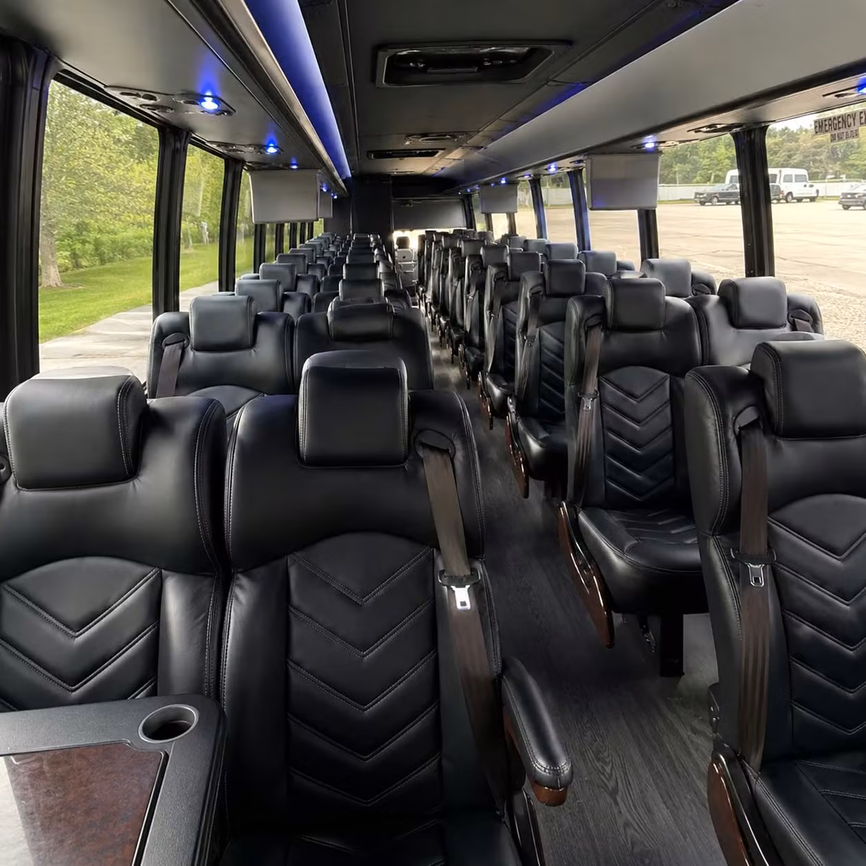 25 passenger minibus interior