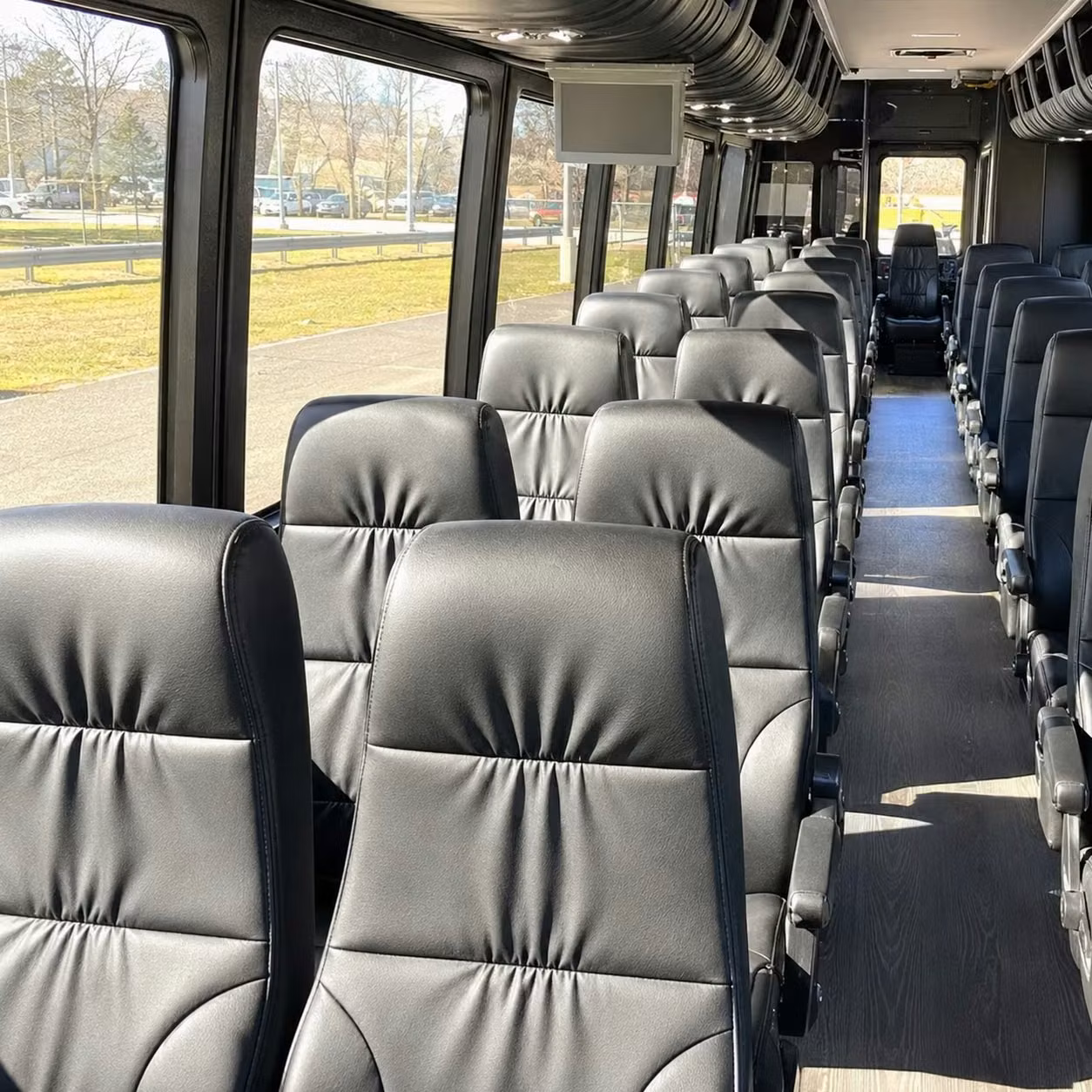 30 passenger minibus inside