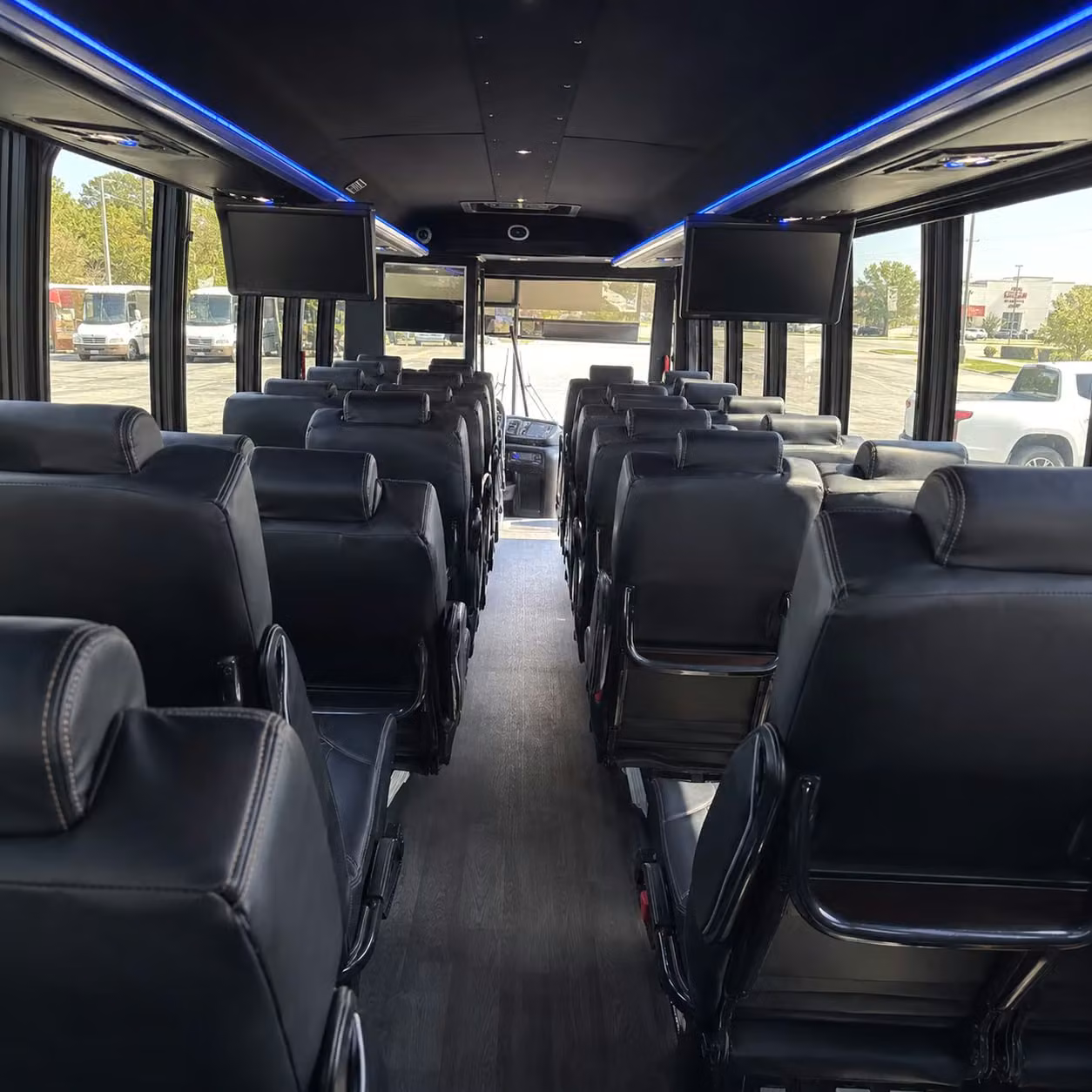 35 passenger minibus interior