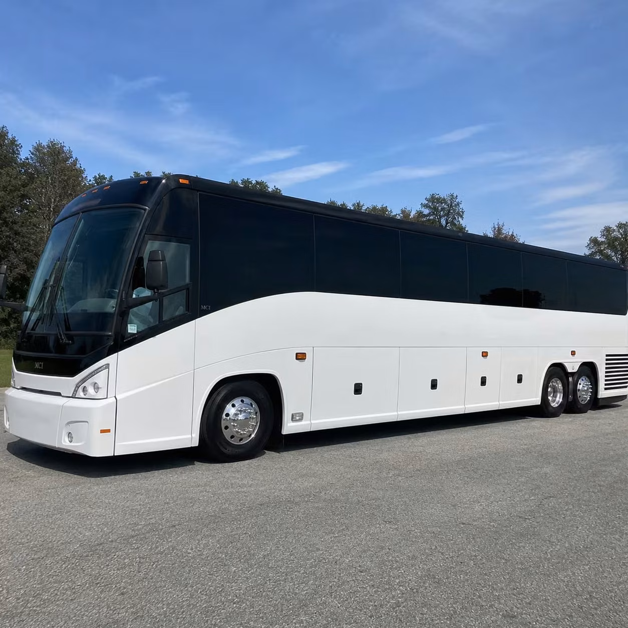 56 passenger charter bus
