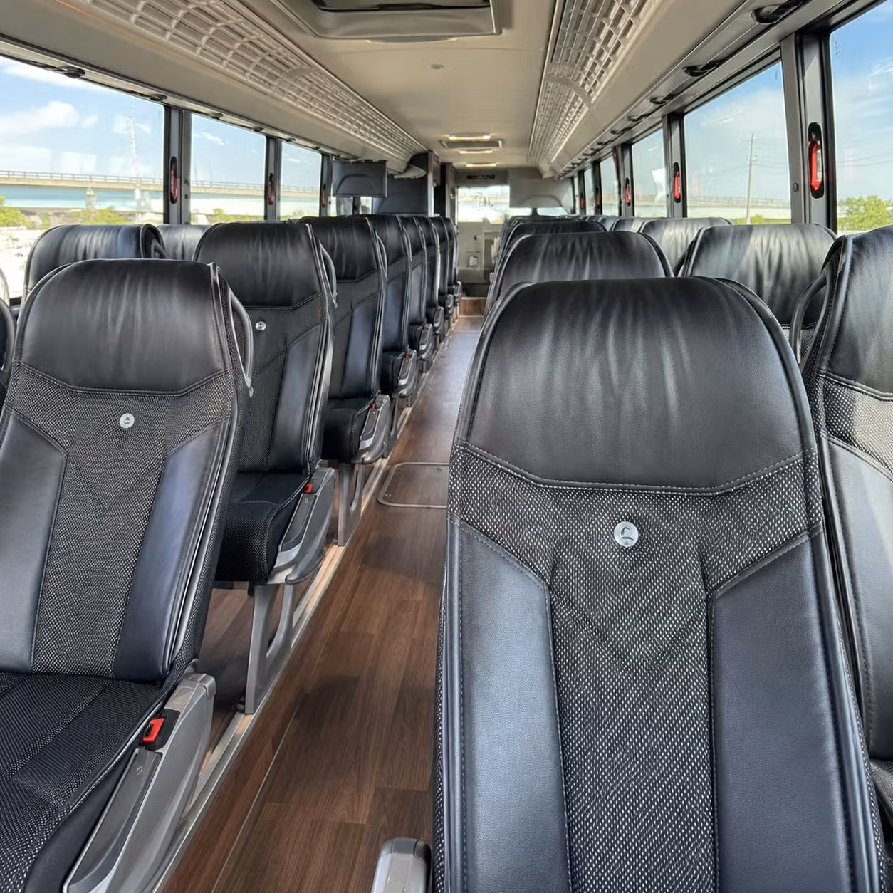 davie charter bus interior gallery