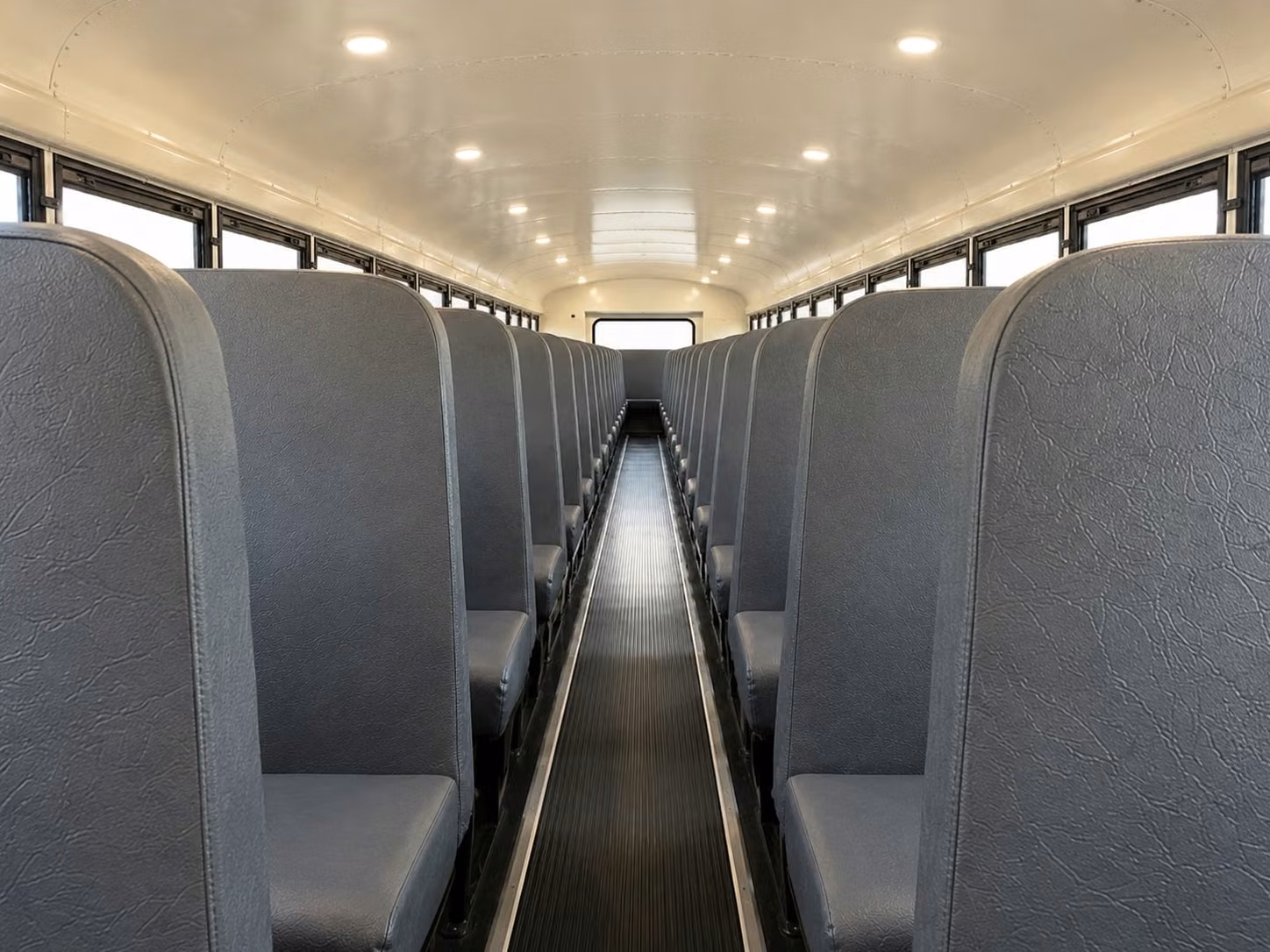 school bus inside